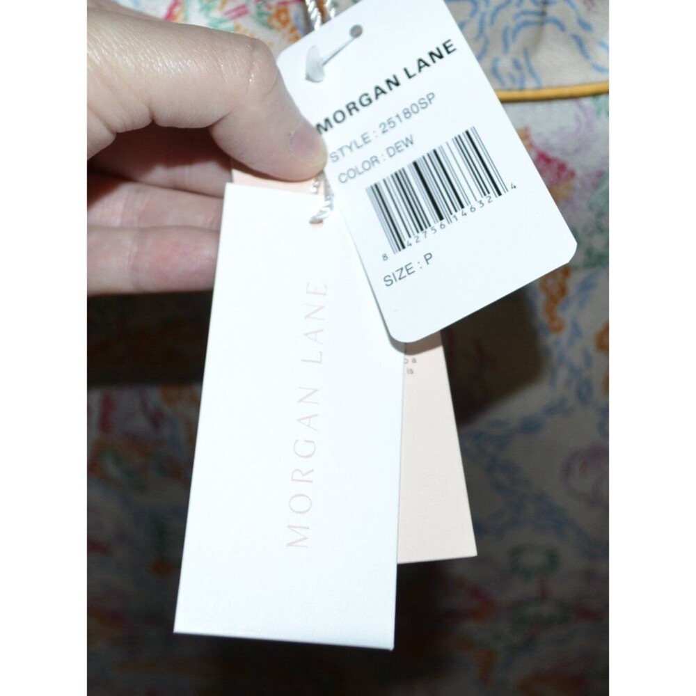 NWT Morgan Lane Silk 2 Pc Sleep Short Tropical Vacation Print Comfy Lounge Set - Picture 6 of 16